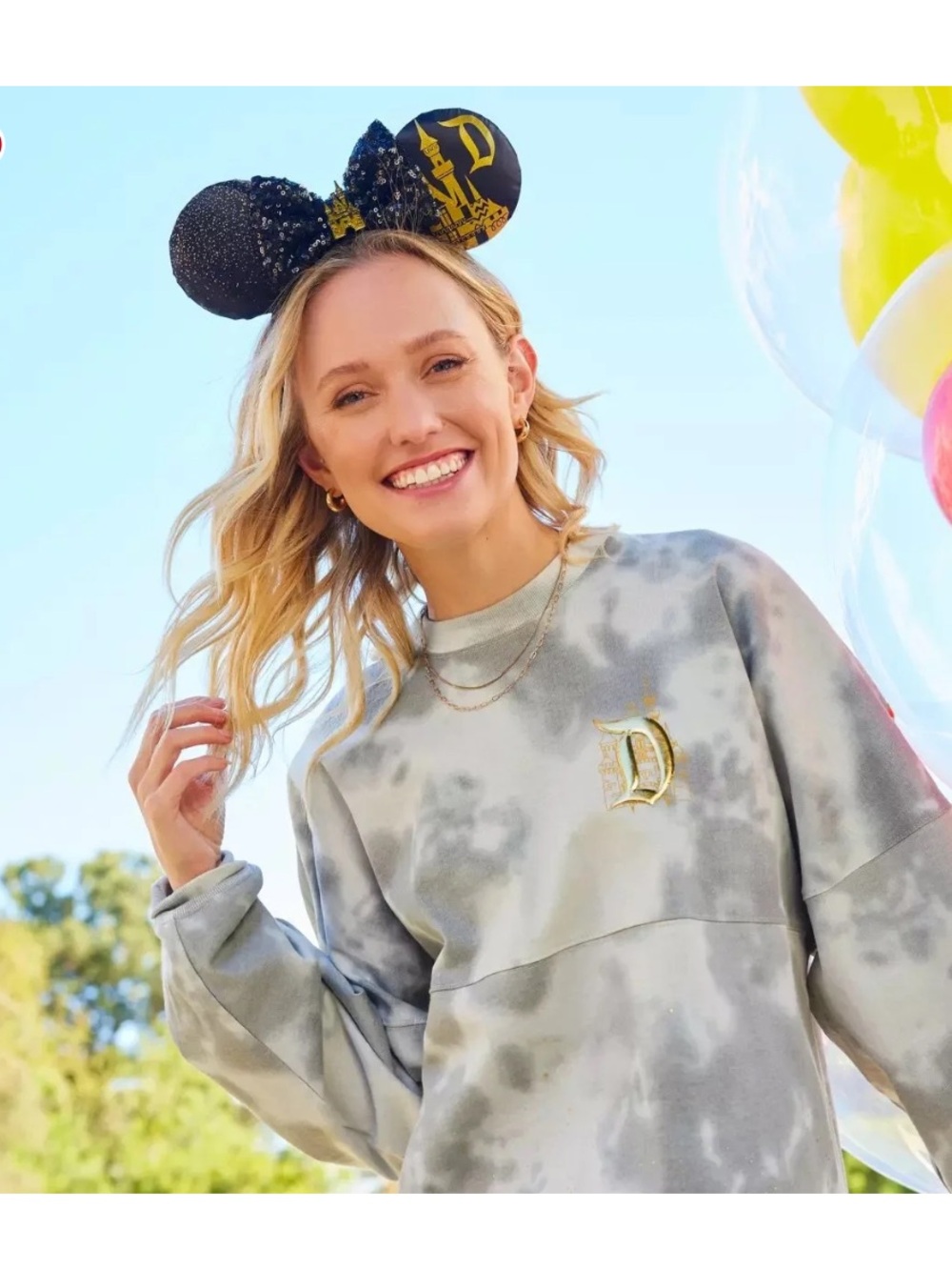 NWT Disney Sleeping Beauty Castle Tie-Dye Spirit Jersey for Adults, Disneyland
